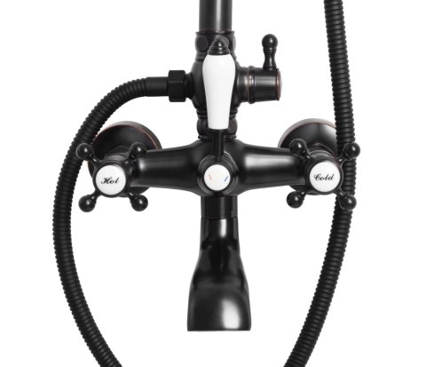 Shower Set REA BERGAMO Distressed Black