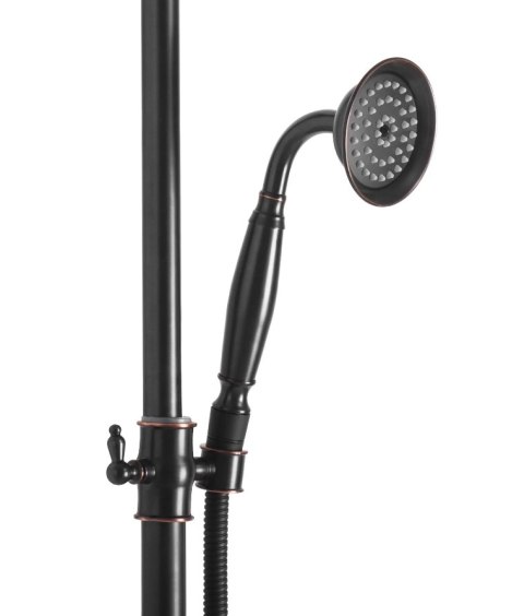 Shower Set REA BERGAMO Distressed Black