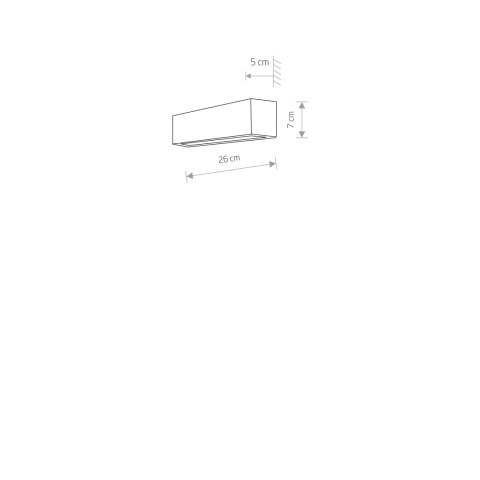Kinkiety - STRAIGHT WALL XS Kinkiety - STRAIGHT WALL XS