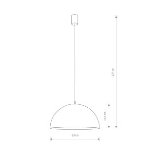 Lampy wiszące - HEMISPHERE S