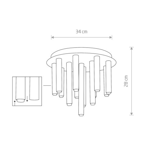 Lampy przysufitowe - STALACTITE Lampy przysufitowe - STALACTITE