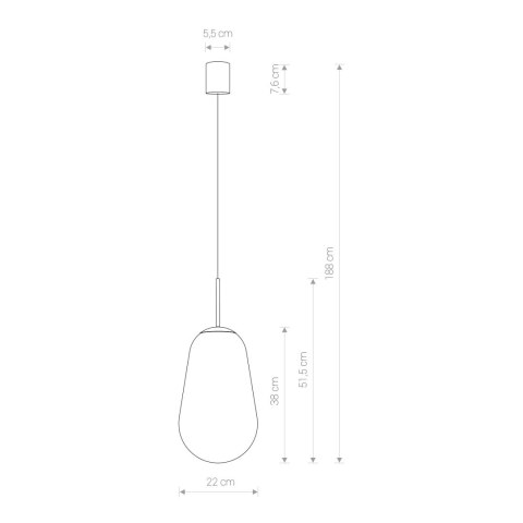 Lampy wiszące - PEAR M Lampy wiszące - PEAR M