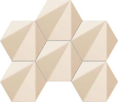 CHENILLE BEIGE HEX MOZAIKA 22,1X28,9 CHENILLE BEIGE HEX MOZAIKA 22,1X28,9