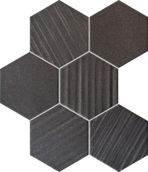 HORIZON HEX BLACK MOZAIKA 22,1X28,9 HORIZON HEX BLACK MOZAIKA 22,1X28,9