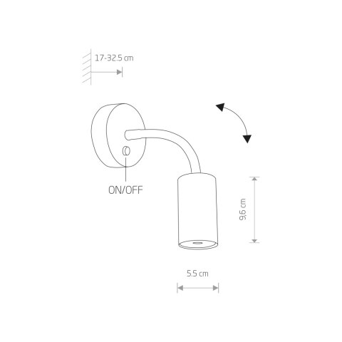 Kinkiety regulowane - EYE FLEX S Kinkiety regulowane - EYE FLEX S