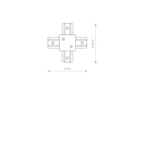 Podtynkowe - PROFILE RECESSED X CONNECTOR Podtynkowe - PROFILE RECESSED X CONNECTOR