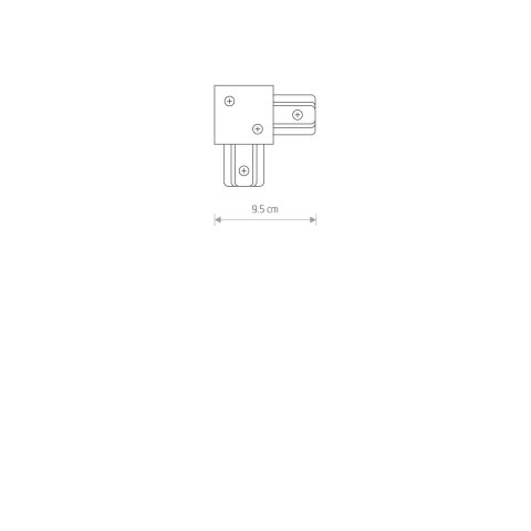 Podtynkowe - PROFILE RECESSED L CONNECTOR Podtynkowe - PROFILE RECESSED L CONNECTOR