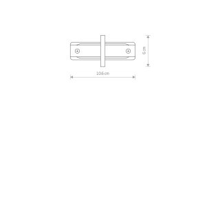Podtynkowe - PROFILE RECESSED STRAIGHT CONNECTOR