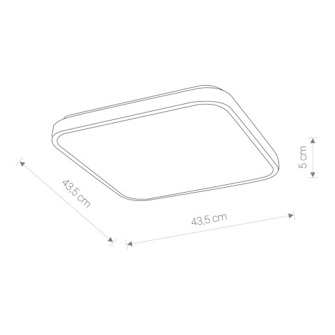 Plafony - AGNES SQUARE LED Plafony - AGNES SQUARE LED