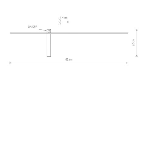 Kinkiety z włącznikiem - IMPULSE LED M Kinkiety z włącznikiem - IMPULSE LED M