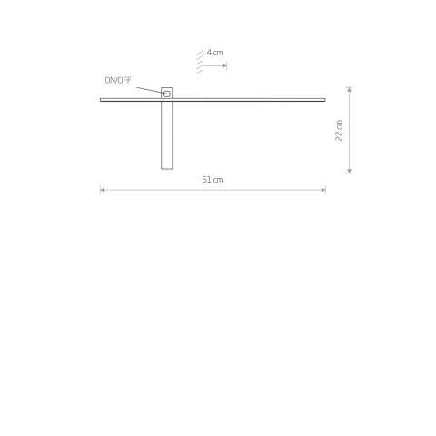 Kinkiety z włącznikiem - IMPULSE LED S