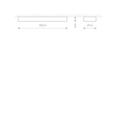 Plafony - SOFT CEILING LED 90X20 Plafony - SOFT CEILING LED 90X20