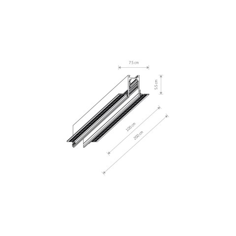 Podtynkowe - LVM RECESSED TRACK 2M Podtynkowe - LVM RECESSED TRACK 2M