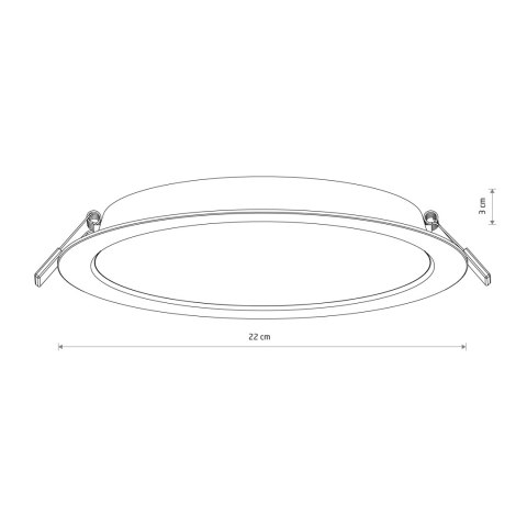 Podtynkowe - MYKONOS LED 24W