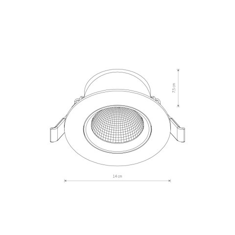Podtynkowe - EGINA LED 15W