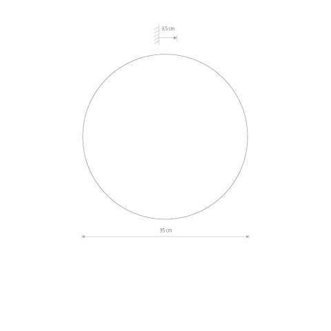 Kinkiety - RING TIMBER LED L