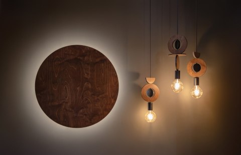 Lampy wiszące - DROPS WOOD D