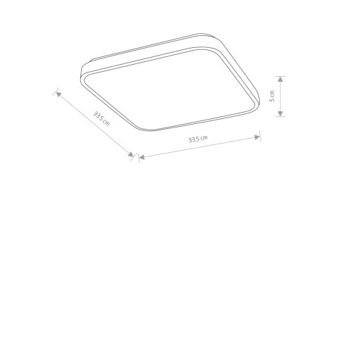 Plafony - AGNES SQUARE LED PRO Plafony - AGNES SQUARE LED PRO