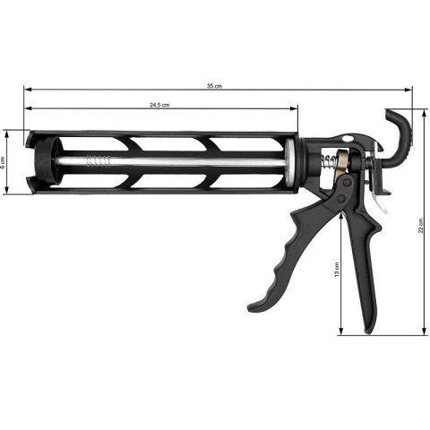 Set: 12x Clear General Purpose Silicone + Heavy Duty Gun Set: 12x Clear General Purpose Silicone + Heavy Duty Gun