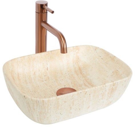 UMYWALKA BELINDA MINI TRAVERTINE MATT - NABLATOWA UMYWALKA BELINDA MINI TRAVERTINE MATT - NABLATOWA