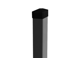Słupki do paneli - 60x40 mm / 2mm / 2,30 m - antracyt