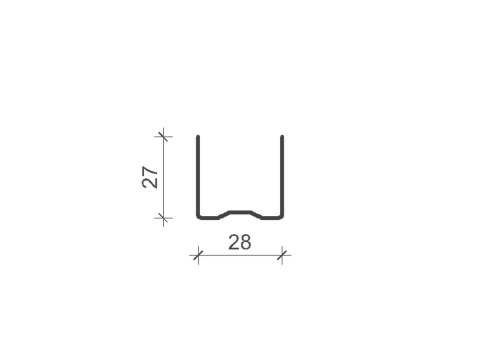 Perimeter Ceiling Profile UD 30mm , Length: 3000mm - 0.50 Gauge Perimeter Ceiling Profile UD 30mm , Length: 3000mm - 0.50 Gauge