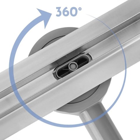 Linear Drain REA Neox Slim Pro Brushed Steel 100