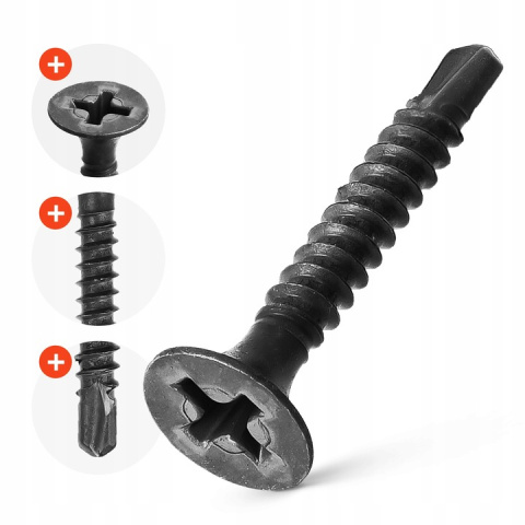 Self-Drilling Drywall Screws for Metal 3.5 x 35mm box 1000 Self-Drilling Drywall Screws for Metal 3.5 x 35mm box 1000