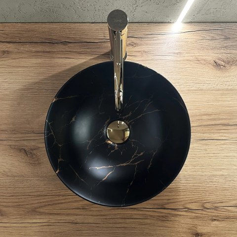 UMYWALKA STELLA BLACK MARBLE BRUSH - NABLATOWA