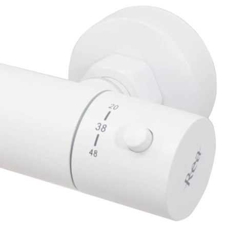 Thermostatic Shower Set REA Lungo White