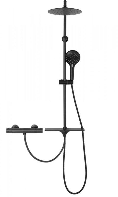 Thermostatic Shower Set REA MIKE Black
