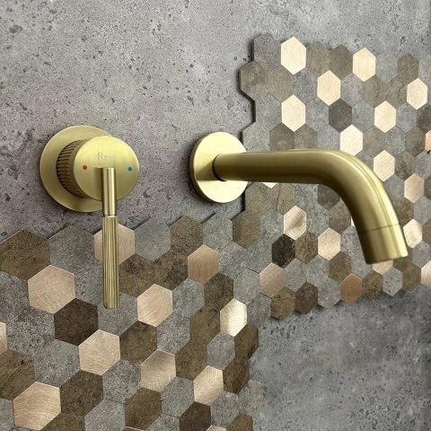 Basin Tap Concealed Argon Brushed Gold