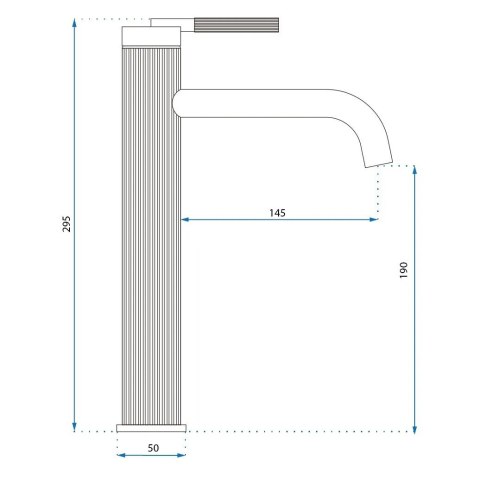 Basin Tap Argon Gold High Basin Tap Argon Gold High