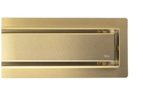 Linear Drain REA Neox Pro BRUSHED GOLD 100