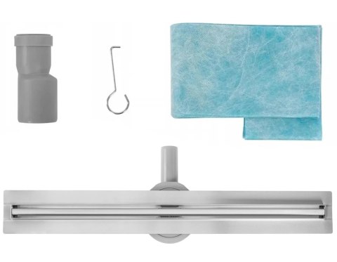 Linear Drain REA Neox Slim Pro Brushed Steel 60