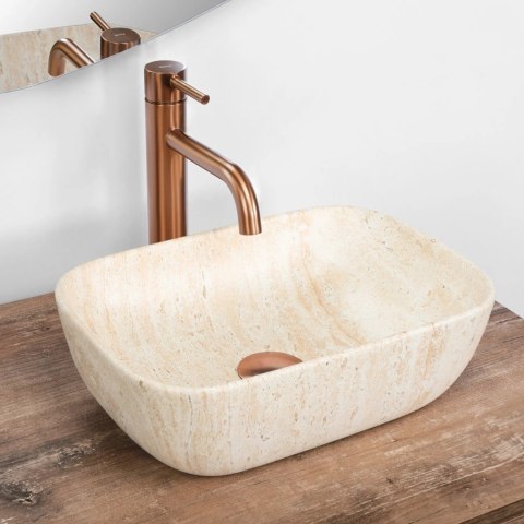 UMYWALKA BELINDA MINI TRAVERTINE MATT - NABLATOWA UMYWALKA BELINDA MINI TRAVERTINE MATT - NABLATOWA
