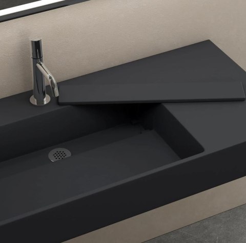 Countertop Basin Rea Archi 75 Grey Matt