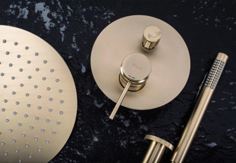 Concealed Shower Set REA Lungo Grip Brushed Gold + BOX