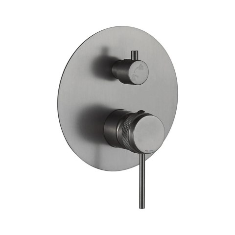 Concealed Shower Set REA LUNGO GRIP Titanium + BOX Concealed Shower Set REA LUNGO GRIP Titanium + BOX