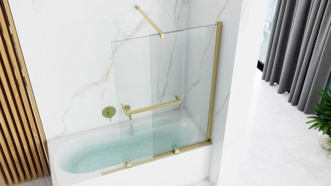 Bath Screen Fabian Gold 100