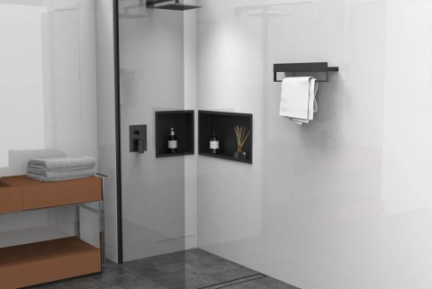 PÓŁKA ŁAZIENKOWA SF01-600-B BLACK PÓŁKA ŁAZIENKOWA SF01-600-B BLACK
