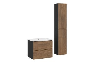 Zestaw meblowy 60cm z umywalką meblową SKY i półsłupkami
