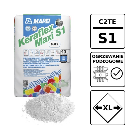 Mapei Keraflex Maxi S1 Biały Klej do płytek 23kg