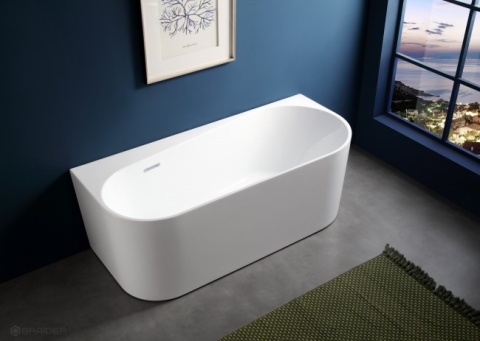 BRAIDER Freestanding Bathtub ALTARIA 180cm - White
