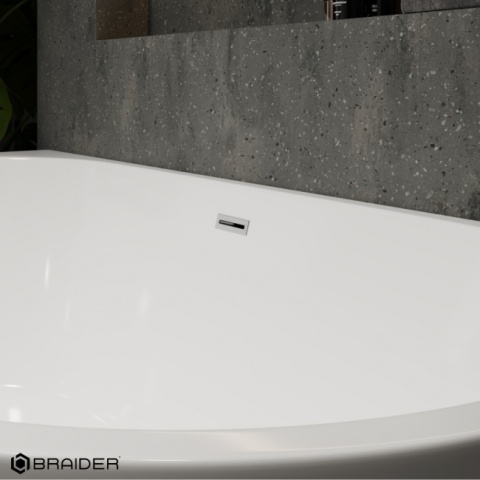 BRAIDER Freestanding Bathtub ALTARIA 180cm - White