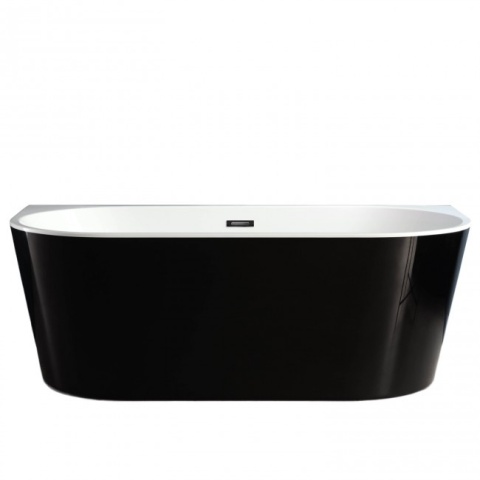 Braider Restia Symmetrical Freestanding Bathtub – 170cm, Black & White Braider Restia Symmetrical Freestanding Bathtub – 170cm, Black & White