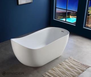Braider Vaggia Freestanding Bathtub – 170cm, White