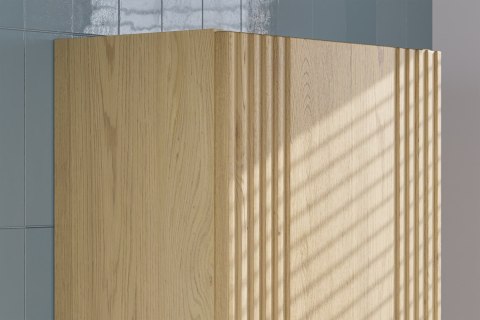 Zestaw meblowy 100cm z umywalką meblową Pure i szafką wysoką Zestaw meblowy 100cm z umywalką meblową Pure i szafką wysoką