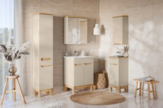 Zestaw meblowy 60cm z umywalką meblową Lava i szafką wysoką