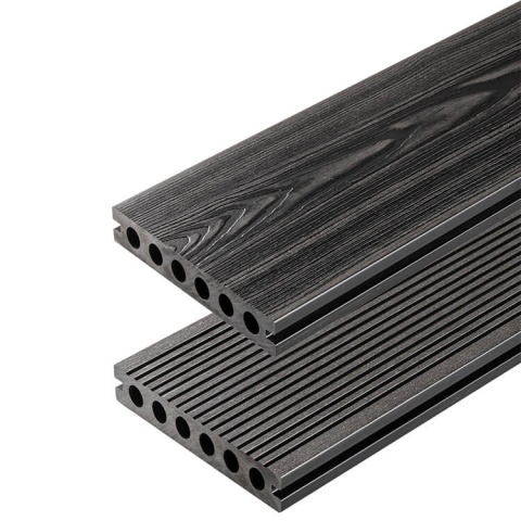 Composite Decking Board 3D Anthracite – 4m (0,580 m2)
